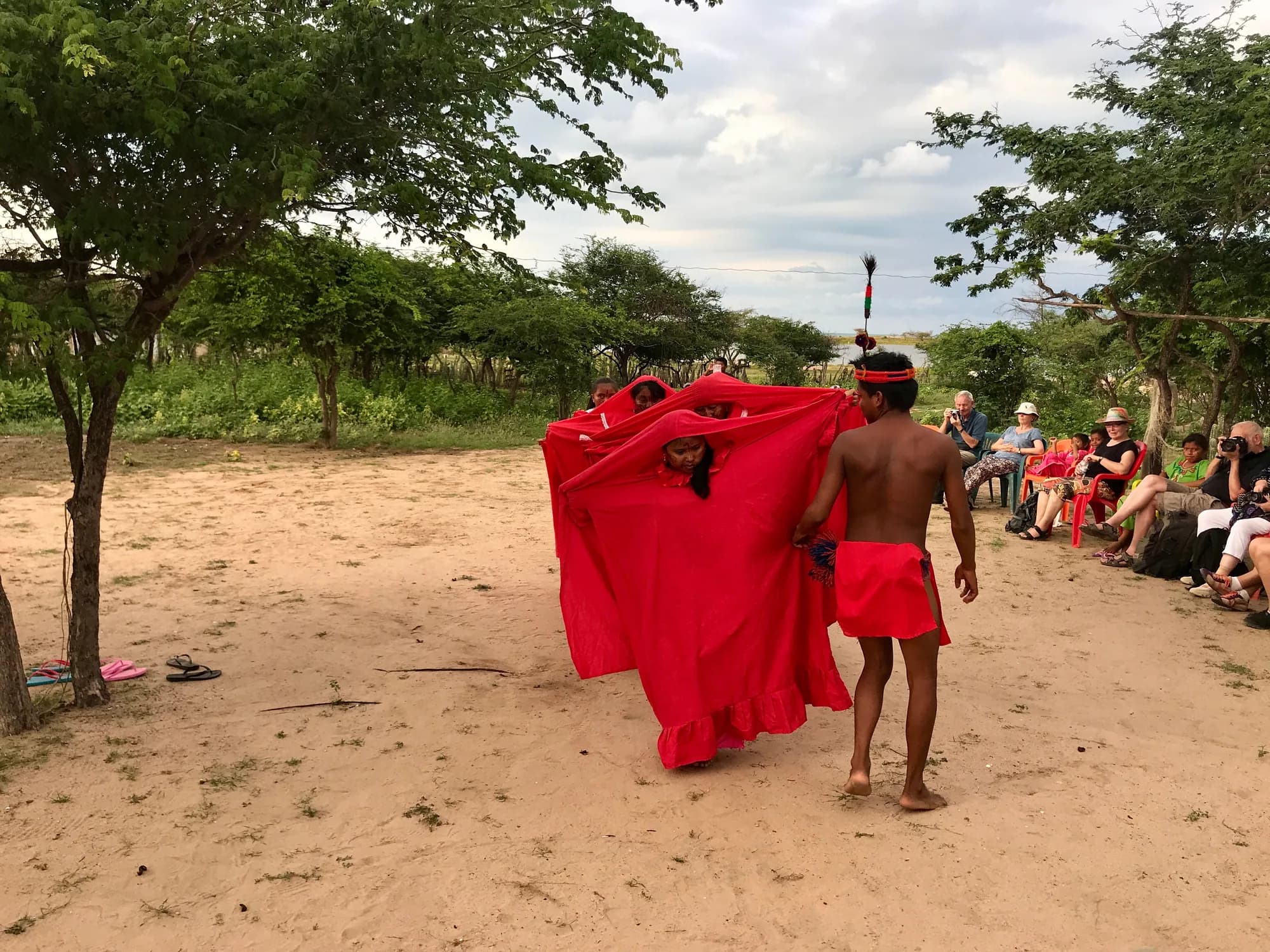 Baile tradicional Yonna de la comunidad Wayuu